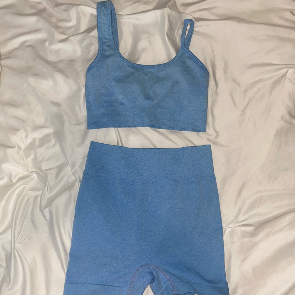 Baby Blue Women's work out set